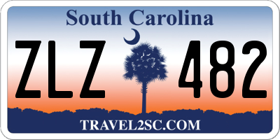 SC license plate ZLZ482