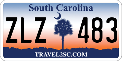 SC license plate ZLZ483