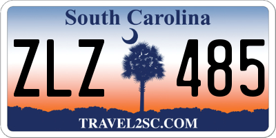 SC license plate ZLZ485