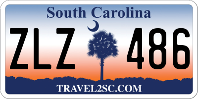 SC license plate ZLZ486