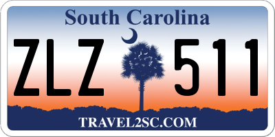 SC license plate ZLZ511