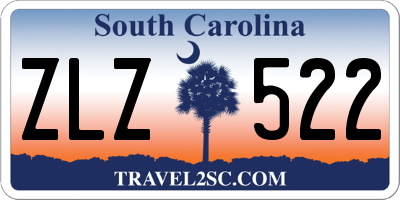 SC license plate ZLZ522