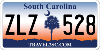 SC license plate ZLZ528