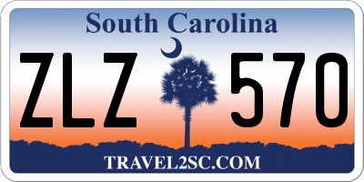 SC license plate ZLZ570