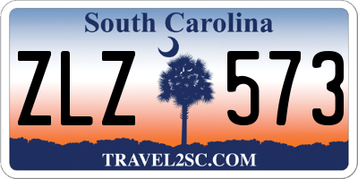 SC license plate ZLZ573