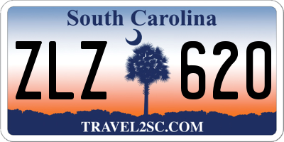 SC license plate ZLZ620