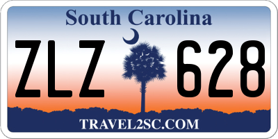 SC license plate ZLZ628