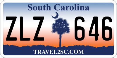SC license plate ZLZ646