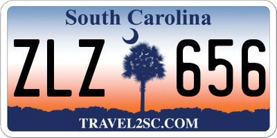 SC license plate ZLZ656