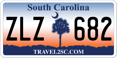 SC license plate ZLZ682