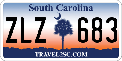 SC license plate ZLZ683