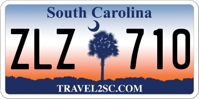 SC license plate ZLZ710