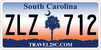 SC license plate ZLZ712