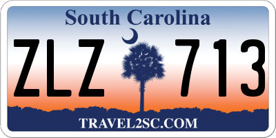 SC license plate ZLZ713