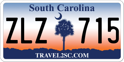 SC license plate ZLZ715