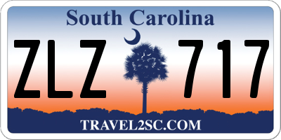 SC license plate ZLZ717