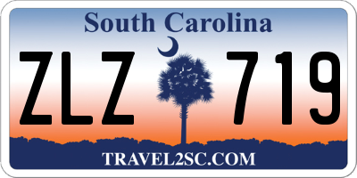 SC license plate ZLZ719
