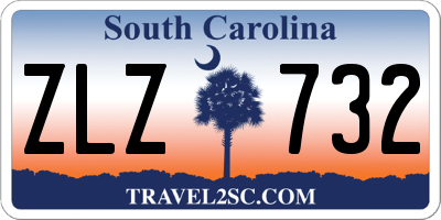 SC license plate ZLZ732