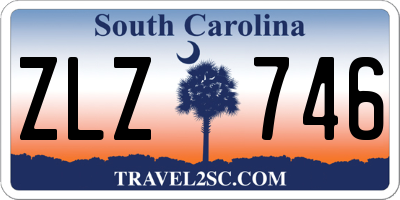 SC license plate ZLZ746