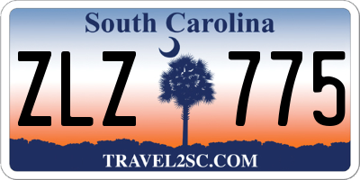 SC license plate ZLZ775