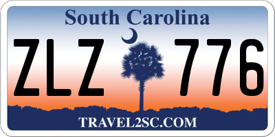 SC license plate ZLZ776