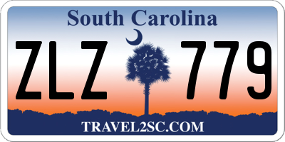 SC license plate ZLZ779