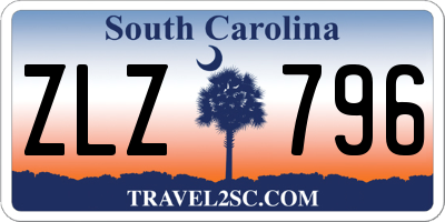 SC license plate ZLZ796