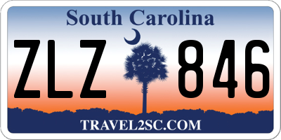 SC license plate ZLZ846