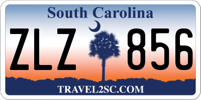 SC license plate ZLZ856