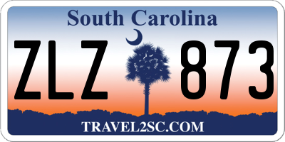 SC license plate ZLZ873
