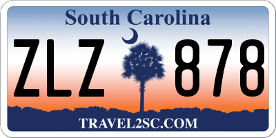 SC license plate ZLZ878