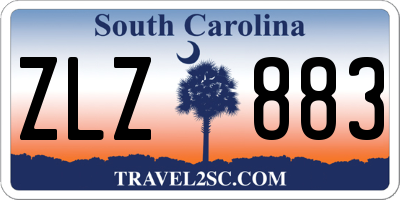 SC license plate ZLZ883