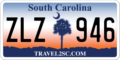 SC license plate ZLZ946
