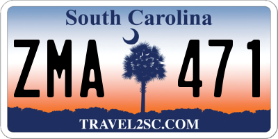 SC license plate ZMA471