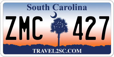 SC license plate ZMC427