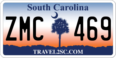 SC license plate ZMC469