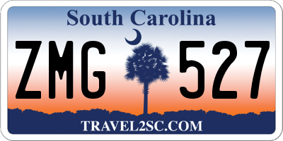 SC license plate ZMG527