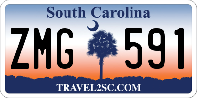 SC license plate ZMG591