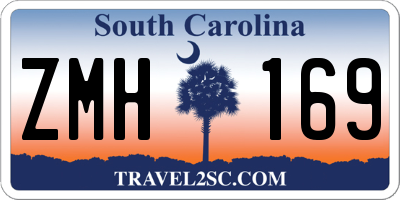 SC license plate ZMH169
