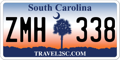 SC license plate ZMH338