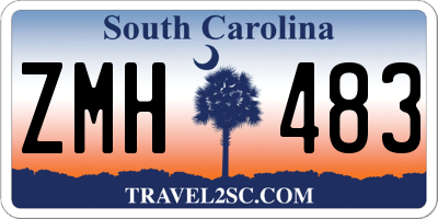 SC license plate ZMH483