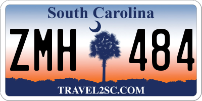 SC license plate ZMH484