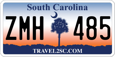 SC license plate ZMH485