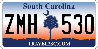 SC license plate ZMH530