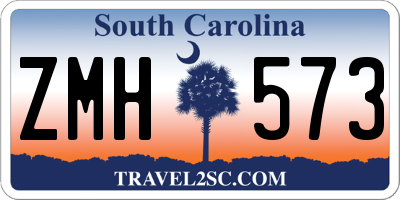SC license plate ZMH573
