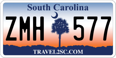 SC license plate ZMH577
