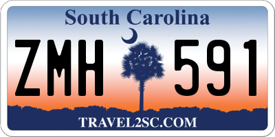 SC license plate ZMH591