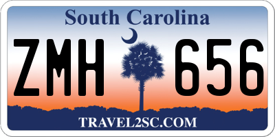 SC license plate ZMH656