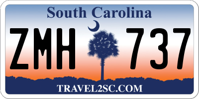SC license plate ZMH737