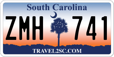 SC license plate ZMH741